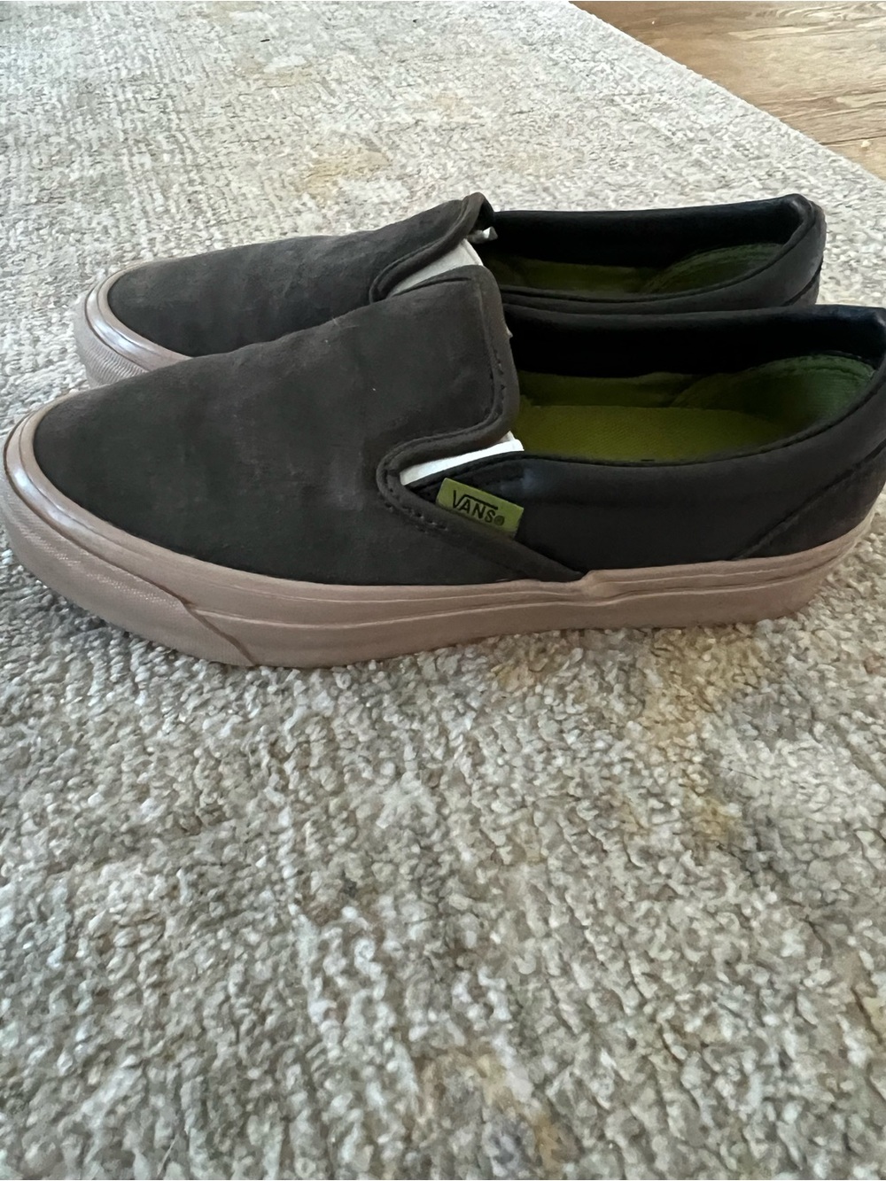 Slip-On Vans brown, suede